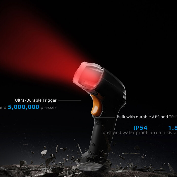 Urovo K200, scanner di codici a barre 2D DPM cablato industriale con cavo USB dritto