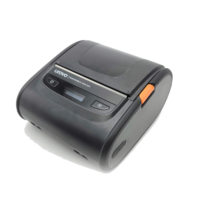 Urovo K329-W1, impresora móvil térmica directa Bluetooth+WiFi de 3", cable y fuente de alimentación (UE)