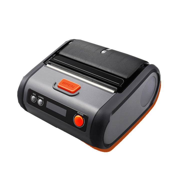 Urovo K419-A1, mobiler 4-Zoll-Thermodirektdrucker, Kabel, Netzteil (EU)