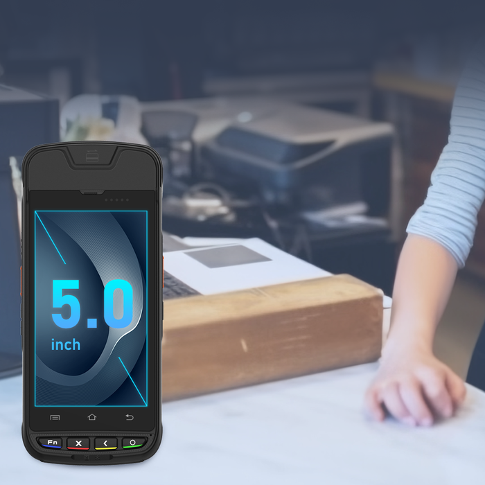 Urovo i9000S-XMFT3WNSEX0, i9000s, POS-terminal, geen 2D, 5",A13, 3/32GB, WiFI+4G, 58mm bonprinter, NFC, MSR, IC-kaartlezer, kabel, PSU(EU)