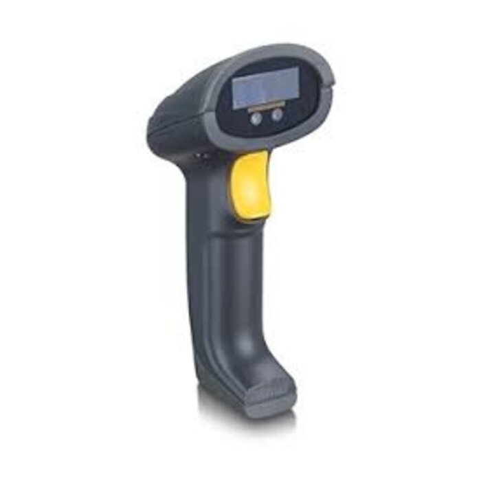 Urovo MD2000at, láser 1D con cable, cable USB de 2 m y soporte en T