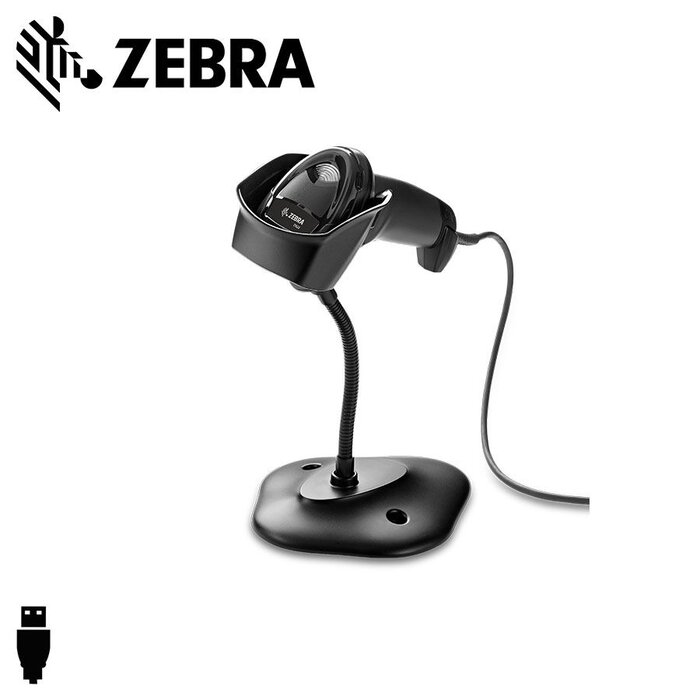 Zebra Zebra DS2208, 2D, multi-IF, kabel (USB), zwart | DS2208-SR7U2100SGW