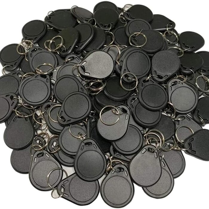 ACS MIFC1-A7KACSG ACS Mifare 1K Keyfob, Color: Black, Size: 35.3 x 28.0 x 6.4mm, 100pcs/Bag. Price is per bag
