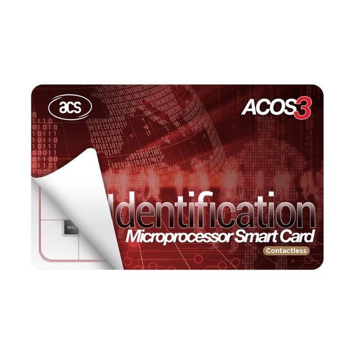 ACS ACOS3-G1L ACS Microprocesador de identificación Tarjeta inteligente Sin contacto