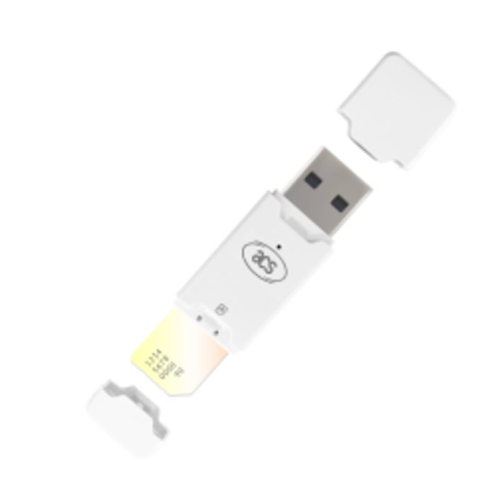 ACS Lector de tarjetas inteligentes tipo SIM USB ACR40T-A5 ACS ACR40T Tipo C