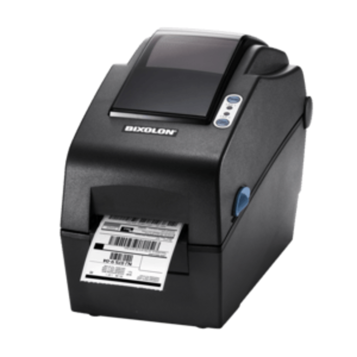 BIXOLON SLP-DX220DEG - BIXOLON SLP-DX220, 8 puntos/mm (203 ppp), pelador, USB, host USB, Ethernet, gris oscuro