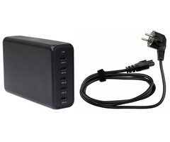 BRODIT 217095 - 5-poorts USB-C-oplader