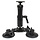 Supporto a doppia ventosa con base di montaggio, Double suction cup mount with base mount