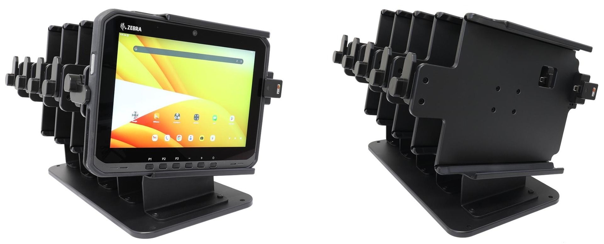 BRODIT Brodit, supporto da tavolo, Table stand contains five Brodit slide-in mounts