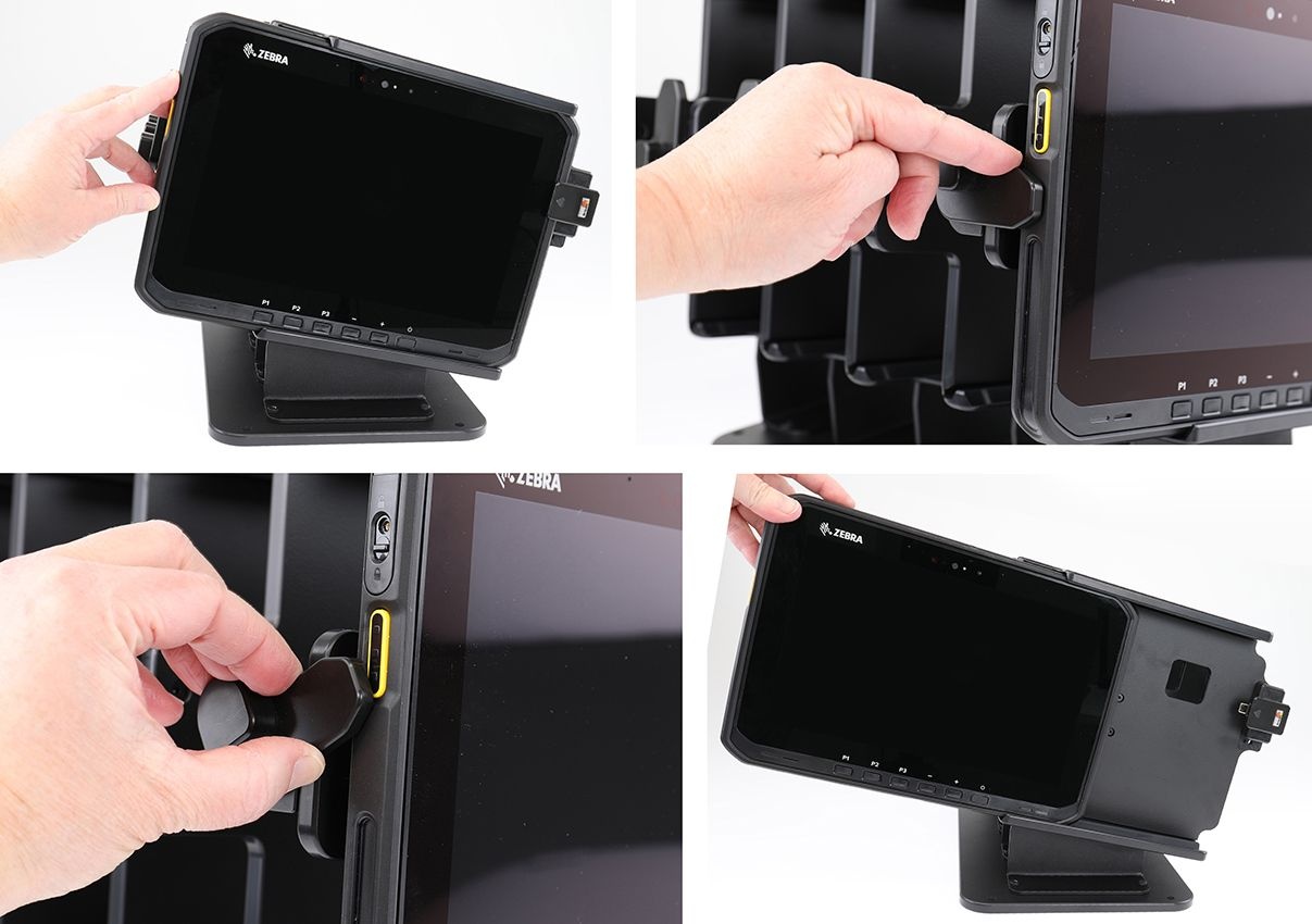 BRODIT Brodit, support de table, Table stand contains five Brodit slide-in mounts