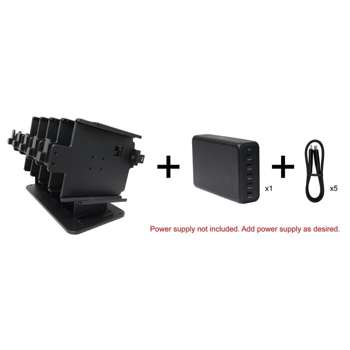 BRODIT Brodit, table stand, Table stand contains five Brodit slide-in mounts