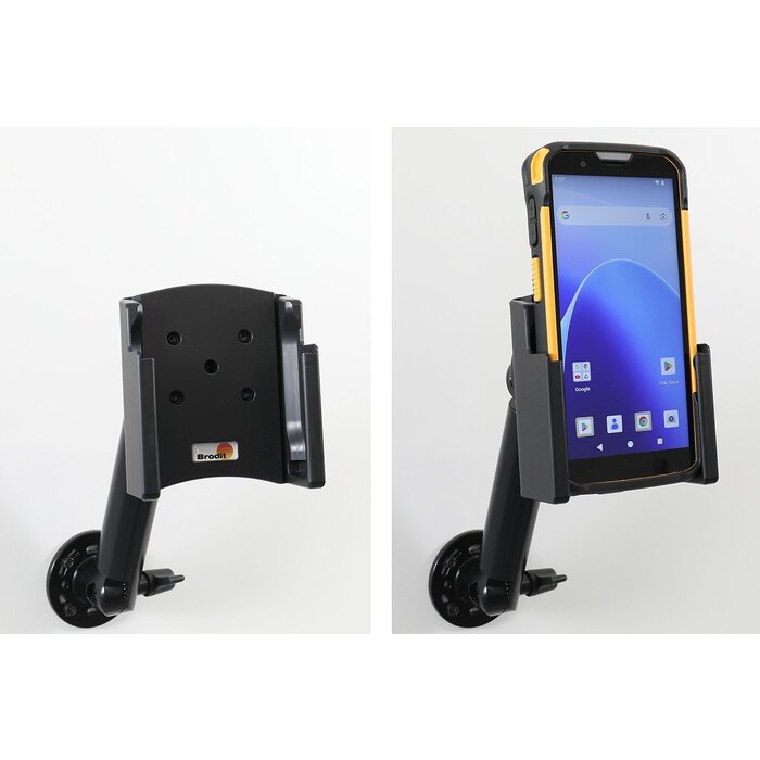 BRODIT Brodit, Passive Mount, Rubber-Boot fits for: RS38, Passive holder with ball joint incl