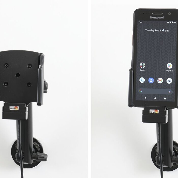 BRODIT 712419 - Aktiv Halterung mit Zigarettenanzünder