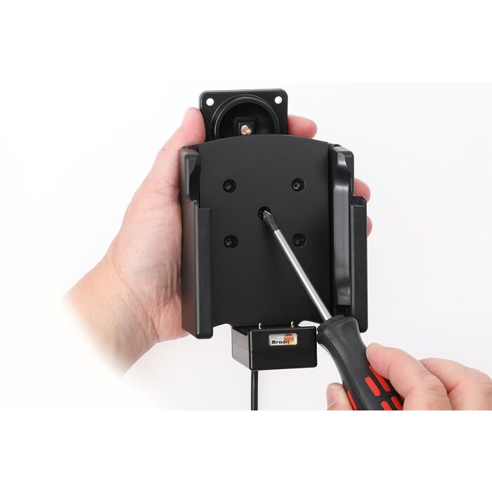 BRODIT Brodit, montaggio attivo, with cigarette lighter plug (pogo pin charging), active holder