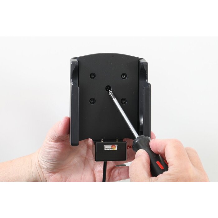BRODIT Brodit, Actieve houder, with cigarette lighter plug (pogo pin charging), active holder