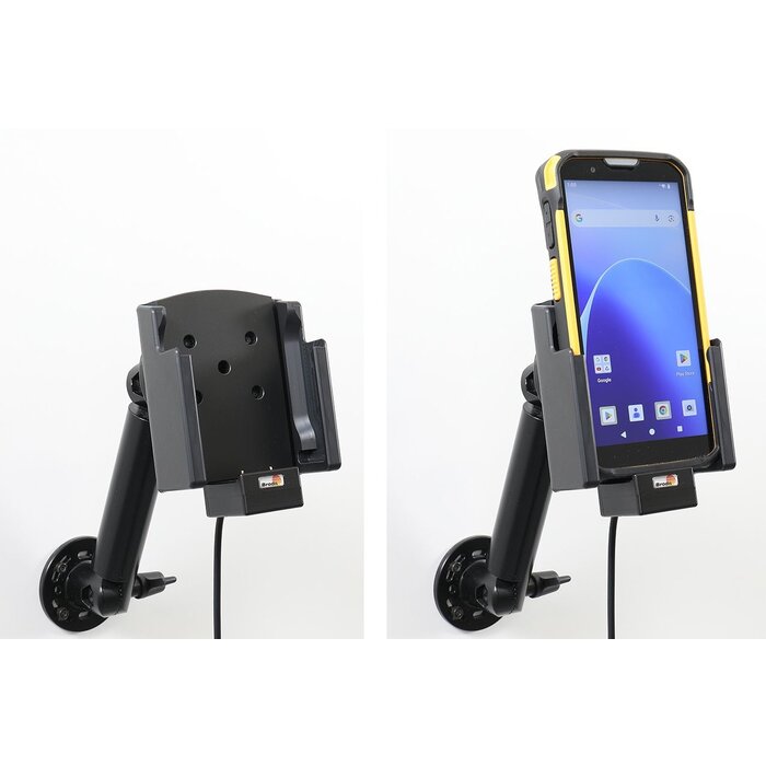 BRODIT Brodit, montaggio attivo, with cigarette lighter plug (pogo pin charging), active holder