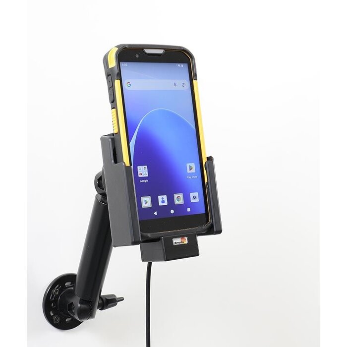 BRODIT Brodit, Actieve houder, with cigarette lighter plug (pogo pin charging), active holder