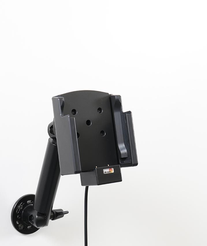 BRODIT Brodit, montaggio attivo, with cigarette lighter plug (pogo pin charging), active holder