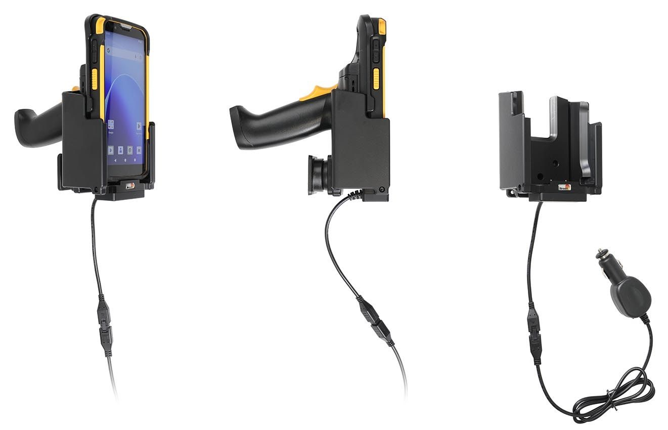 BRODIT Brodit, Active Mount, with cigarette lighter plug (pogo pin charging) incl, active holder