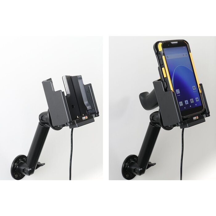 BRODIT Brodit, Active Mount, with cigarette lighter plug (pogo pin charging) incl, active holder