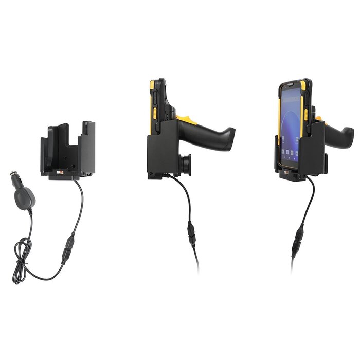 BRODIT Brodit, Active Mount, with cigarette lighter plug (pogo pin charging) incl, active holder