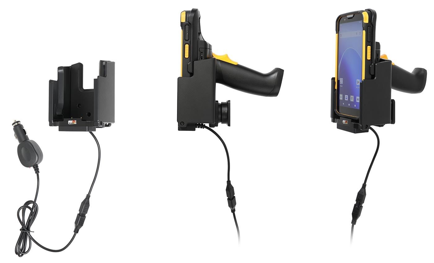BRODIT Brodit, Active Mount, with cigarette lighter plug (pogo pin charging) incl, active holder