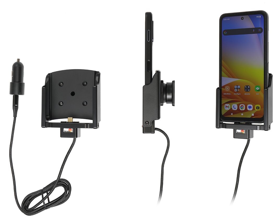 BRODIT Brodit aktive Halterung, Zigarettenanzünder, 20.4 g, USB-C