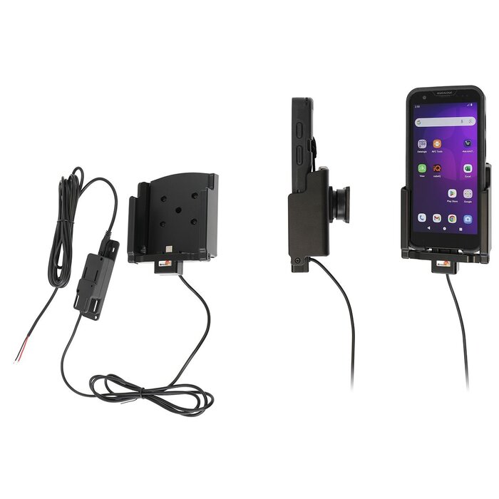BRODIT Soporte activo Brodit para instalación permanente, USB-A