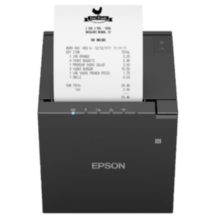EPSON Epson TM-m30III, 8 puntos/mm (203 ppp), plotter de corte, USB, USB-C, Ethernet, WLAN, NFC, negro, Wi-Fi