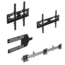 ERGONOMIC SPDS544FP - Supporto da parete fisso Ergonomic Solutions per schermi da 32' a 65' (VESA 200 a VESA 400)