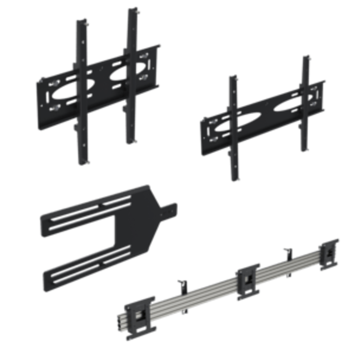 ERGONOMIC SPDS544FP - Ergonomic Solutions Fixed Wall Mount for Screens from 32' to 65' (VESA 200 to VESA 400)
