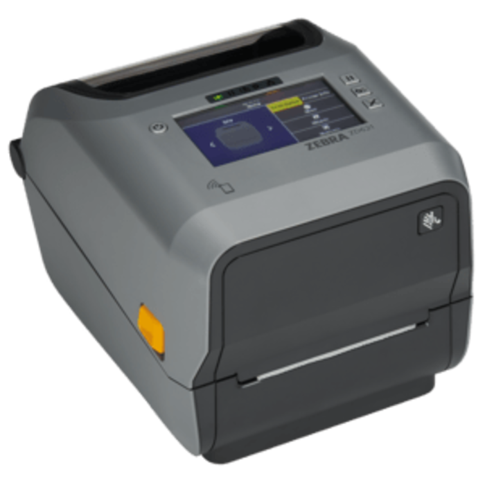 Zebra ZD6A142-D0ER02EZ - Zebra ZD621d, 8 punti/mm (203 dpi), display a colori, RTC, USB, host USB, RS232, BT, Ethernet, WLAN, kit USB, grigio