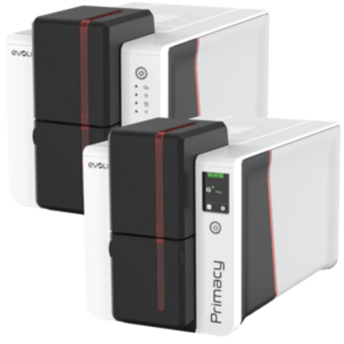 EVOLIS Evolis Primacy 2, SpringCard Crazy Writer HSP Contactless, doble cara, 12 puntos/mm (300 ppp), inteligente, pantalla, detalles del producto