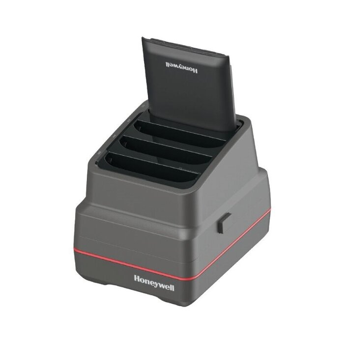 Honeywell Estación de carga de baterías Honeywell de 4 bahías, CT37, Cargador de batería de 4 ranuras