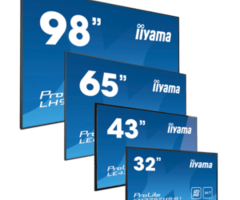 IIYAMA LH5551UHSB-B1 - LFD iiyama ProLite, 138,6 cm (54,6''), 4K, USB, Ethernet, kit, noir