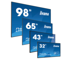 IIYAMA iiyama ProLite LH7564UHS-B1AG, 190,5 cm (75''), 4K, USB, USB-C, RS232, Ethernet, WLAN, Android, Kit (RS232), zwart