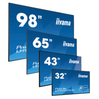 IIYAMA LH7564UHS-B1AG - iiyama ProLite LH7564UHS-B1AG, 190,5 cm (75''), 4K, USB, USB-C, RS232, Ethernet, WLAN, Android, Kit (RS232), nero