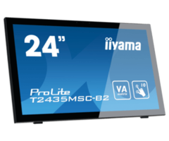 IIYAMA T2454MSC-B2AG - iiyama ProLite T2454MSC-B2AG, geprojecteerd capacitief, 10 TP, Full HD, USB, Kit (USB), zwart