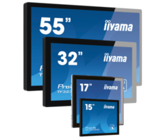 IIYAMA iiyama ProLite TF1633MSC-B1, 39,6 cm (15,6''), geprojecteerd capacitief, Full HD, USB, Kit (USB), zwart