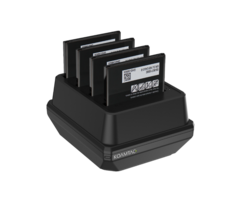 KOAMTAC 897672 - KOAMTAC 4-bay battery charging station, UK