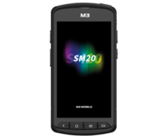 M3 M3 Mobile SM20F, NFC (HF), 2D, SE5500, 12,7 cm (5''), GPS, Bluetooth (5.1), Wi-Fi, 4G, NFC, Android, GMS, RB, noir, 6700 mAh