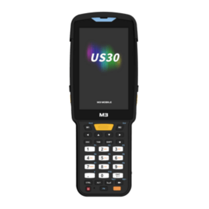 M3 M3 Mobile US30, 2D, SE4770, 10,5 cm (4''), Func. Num., hot-swap, BT, WLAN, NFC, Android, nero, 55.9 g, 4 GB RAM / 64 GB Flash