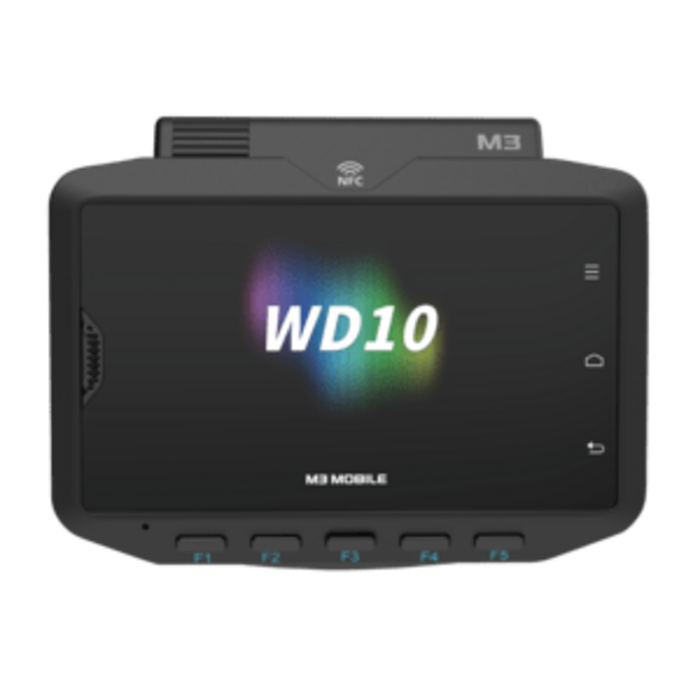 M3 M3 Mobile WD10, 10,5 cm (4''), geprojecteerd capacitief, USB-C, BT, WLAN, NFC, Android, 4GB RAM / 64 GB Flash