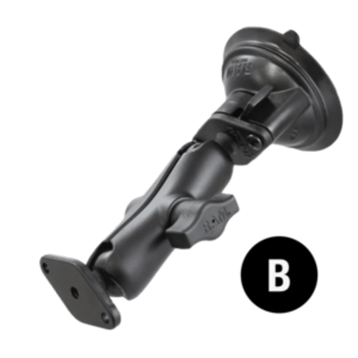 RAM MOUNT RAM-B-166-UN7U - RAM Mounts Verbundstoff Saugfuss-Halterung