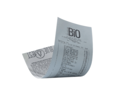 55057-10014 - Receipt rolls Thermo Blue4est, receipt roll, 57 mm, 18 m, Longlife, EC-Cash, light blue