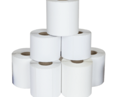 55057-30706 - Rollos de recibos, Heipa, papel térmico, 57 mm, 58 mm, 12,7 mm, blanco