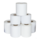 Receipt rolls, Heipa, thermal paper, 60 mm, 54 mm, 12.7 mm, white, Roll Width: 60 mm
