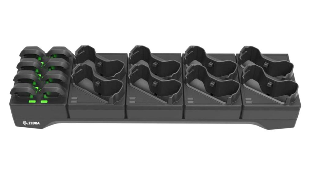 Zebra Zebra 8-bay batterijlaadstation, 8-slot battery charging station