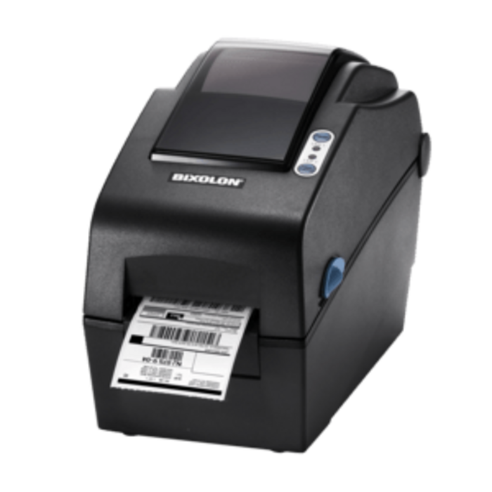 BIXOLON SLP-DX220DEG - BIXOLON SLP-DX220, 8 Punkte/mm (203dpi), Peeler, USB, USB-Host, Ethernet, dunkelgrau