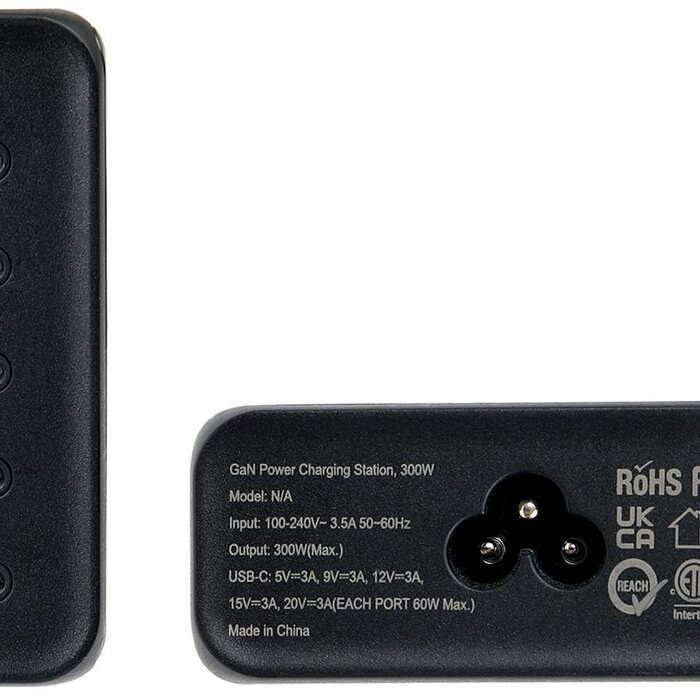 BRODIT 217095 - Cargador USB-C de 5 puertos